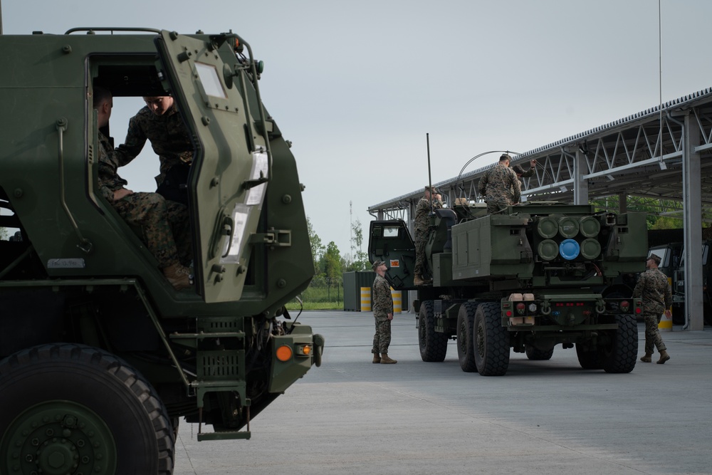 2/14 Marines Arrive with HIMARS For BALTOPS 25