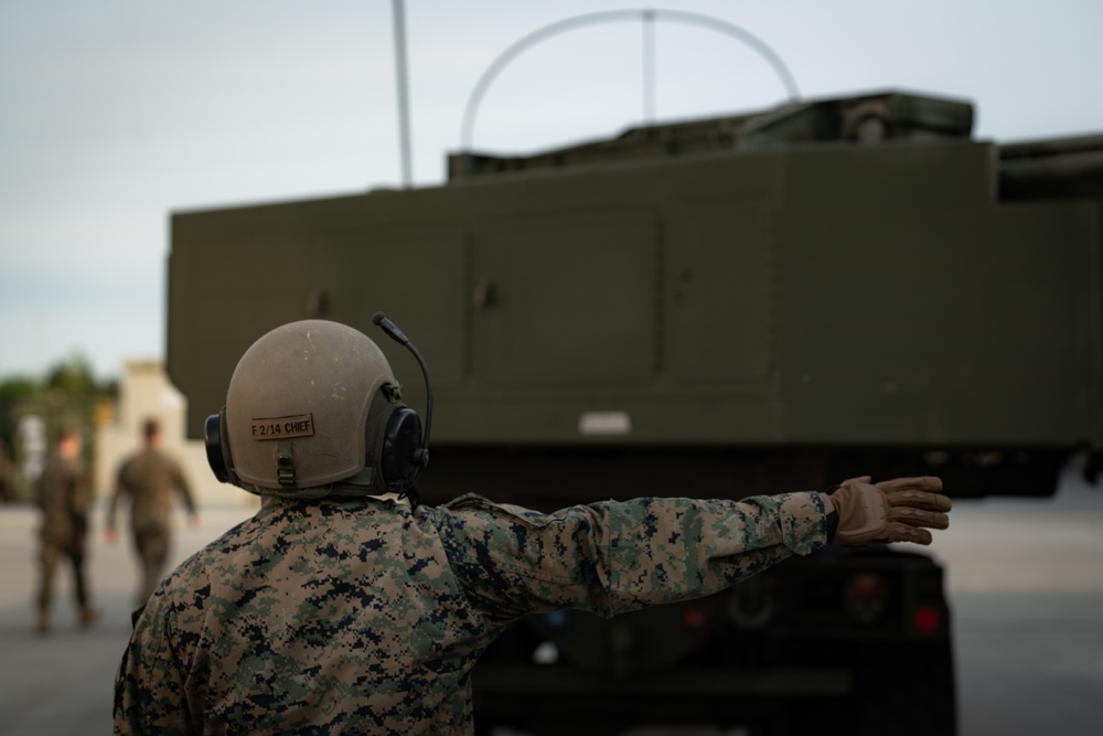 2/14 Marines Arrive with HIMARS For BALTOPS 25