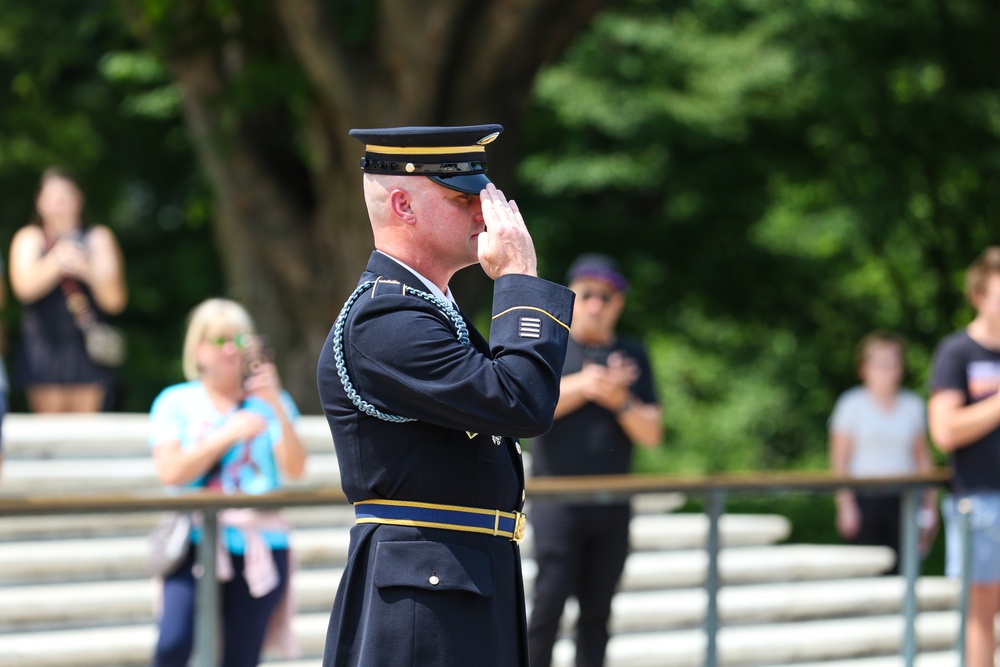 SFC Andrew Jay Sergeant of The Guard Last Walk