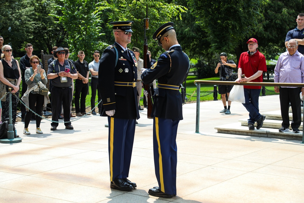 SFC Andrew Jay Sergeant of The Guard Last Walk