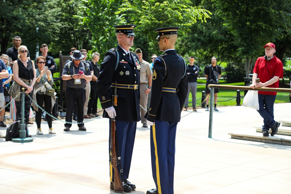 SFC Andrew Jay Sergeant of The Guard Last Walk