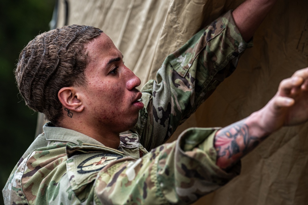 JBER Airmen assigned to the 3rd Air Expeditionary Wing participate in exercise TROPIC TUNDRA
