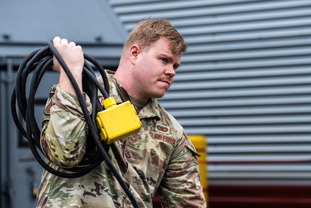 JBER Airmen assigned to the 3rd Air Expeditionary Wing participate in exercise TROPIC TUNDRA