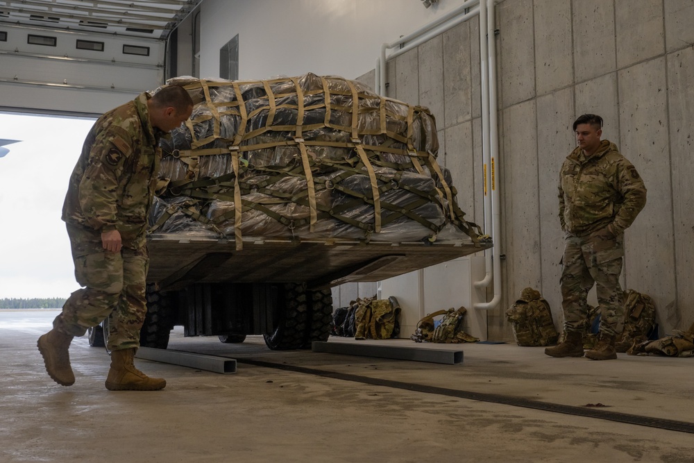 JBER Airmen assigned to the 3rd Air Expeditionary Wing participate in exercise TROPIC TUNDRA