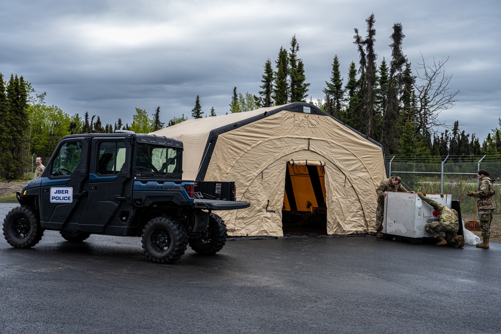 JBER Airmen assigned to the 3rd Air Expeditionary Wing participate in exercise TROPIC TUNDRA
