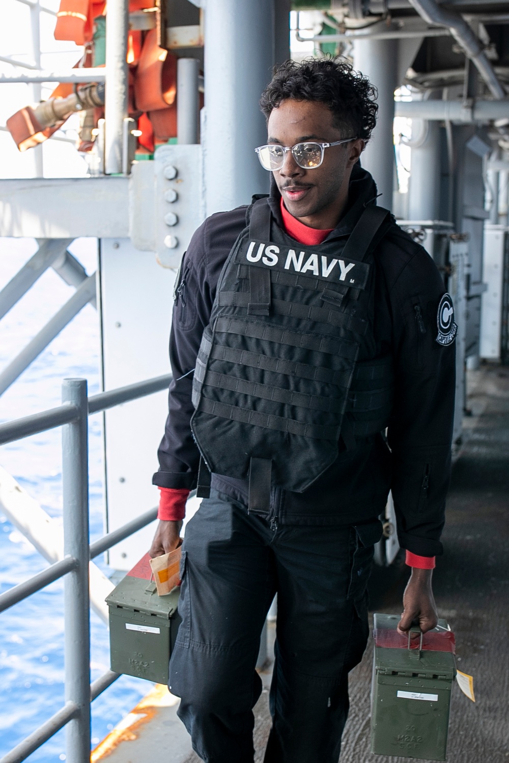 50 Cal. Gun Shoot Aboard USS Tripoli