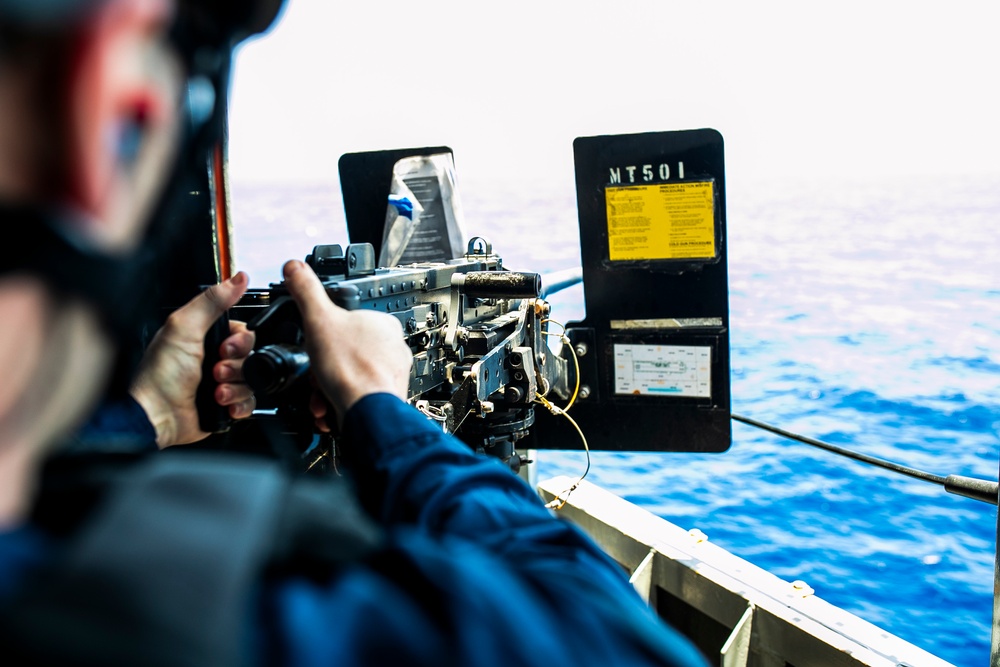 50 Cal. Gun Shoot Aboard USS Tripoli