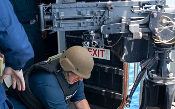 50 Cal. Gun Shoot Aboard USS Tripoli