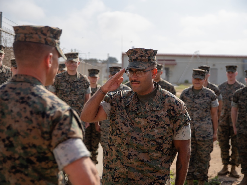 QUART: Meritorious Promotion of Cpl. Michael Perezalmonte