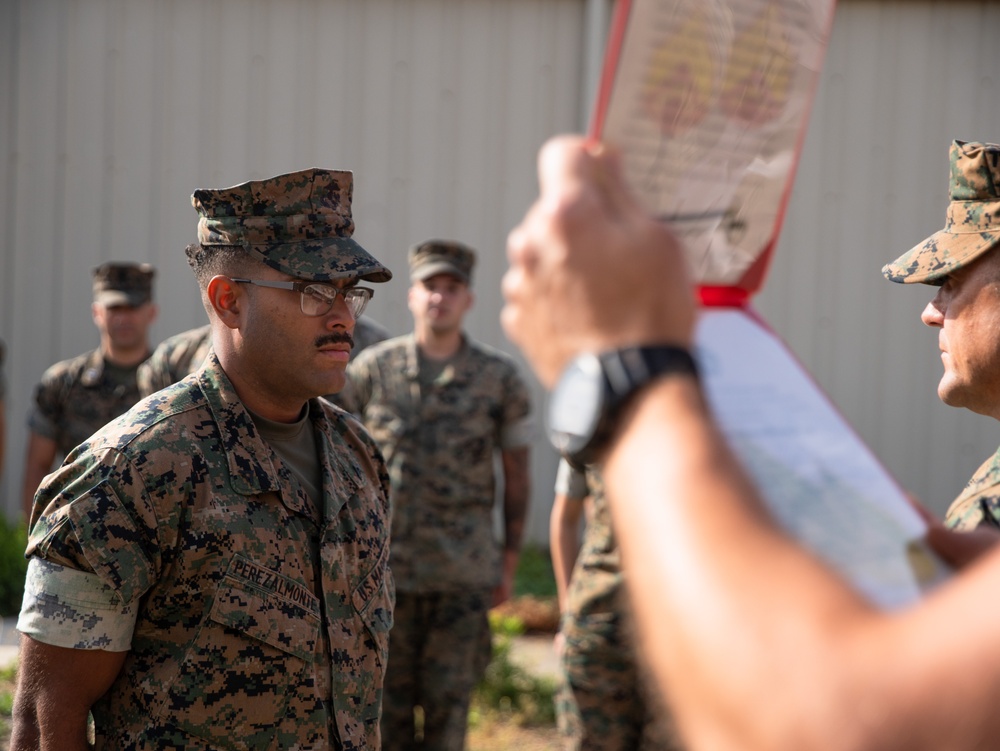 QUART: Meritorious Promotion of Cpl. Michael Perezalmonte