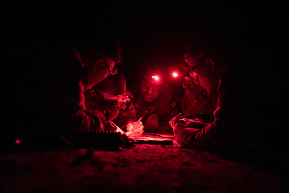U.S. Army Soldiers Compete in Land Navigation