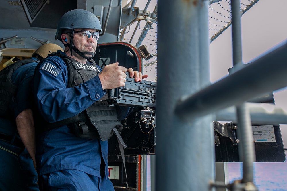 50 Cal. Gun Shoot Aboard USS Tripoli