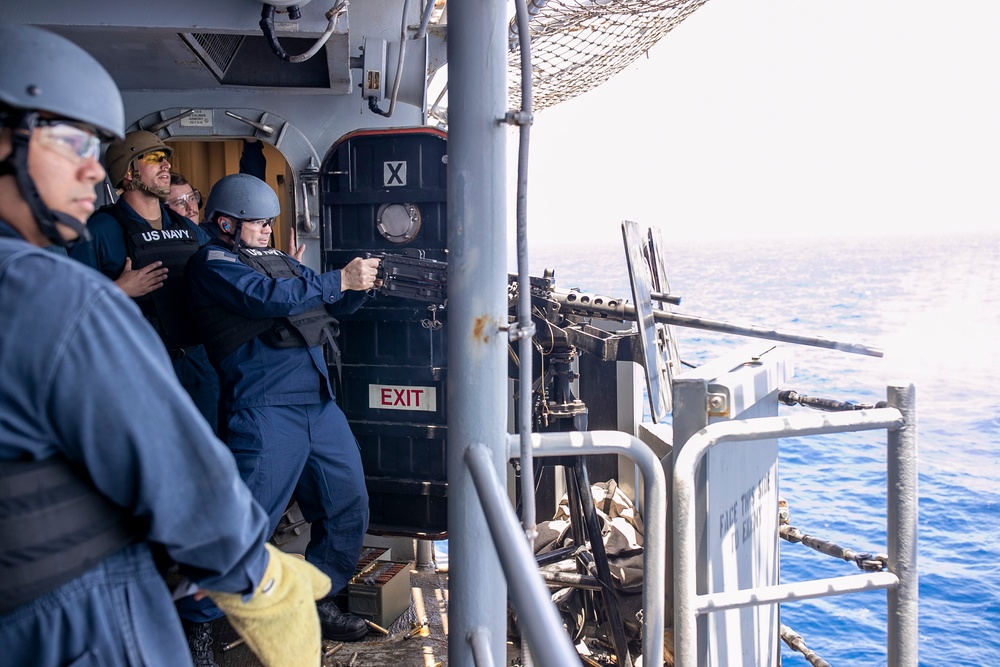 50 Cal. Gun Shoot Aboard USS Tripoli