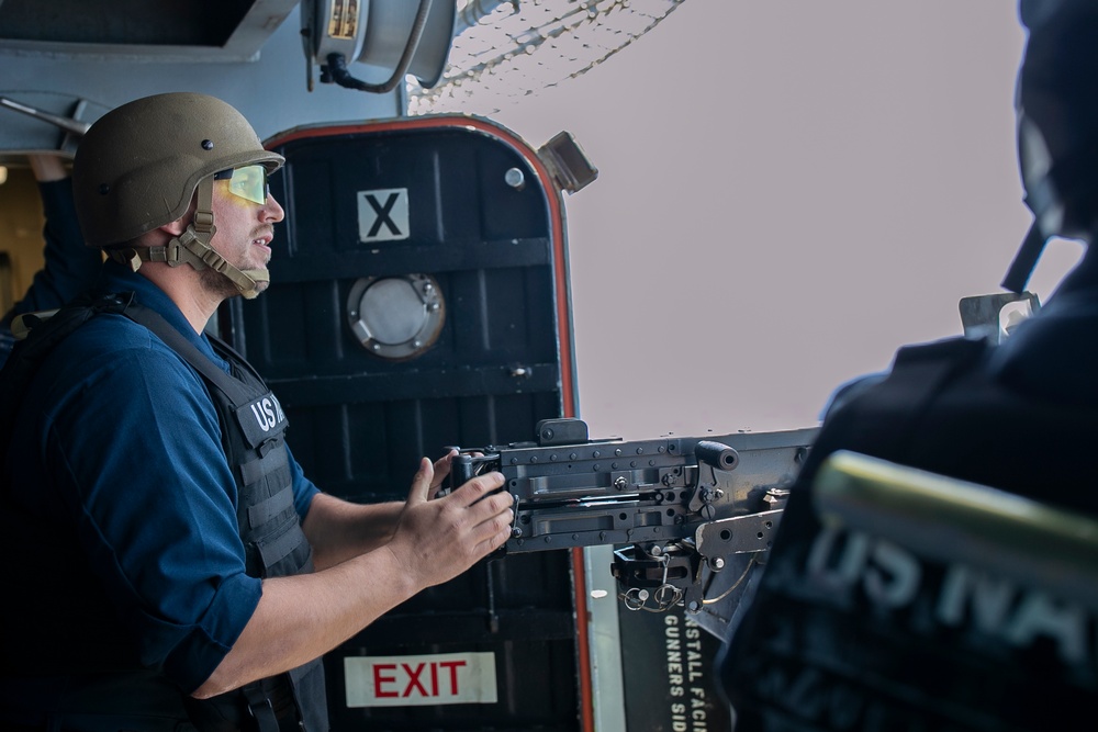 50 Cal. Gun Shoot Aboard USS Tripoli