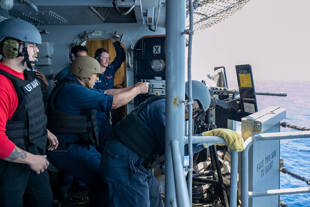 50 Cal. Gun Shoot Aboard USS Tripoli
