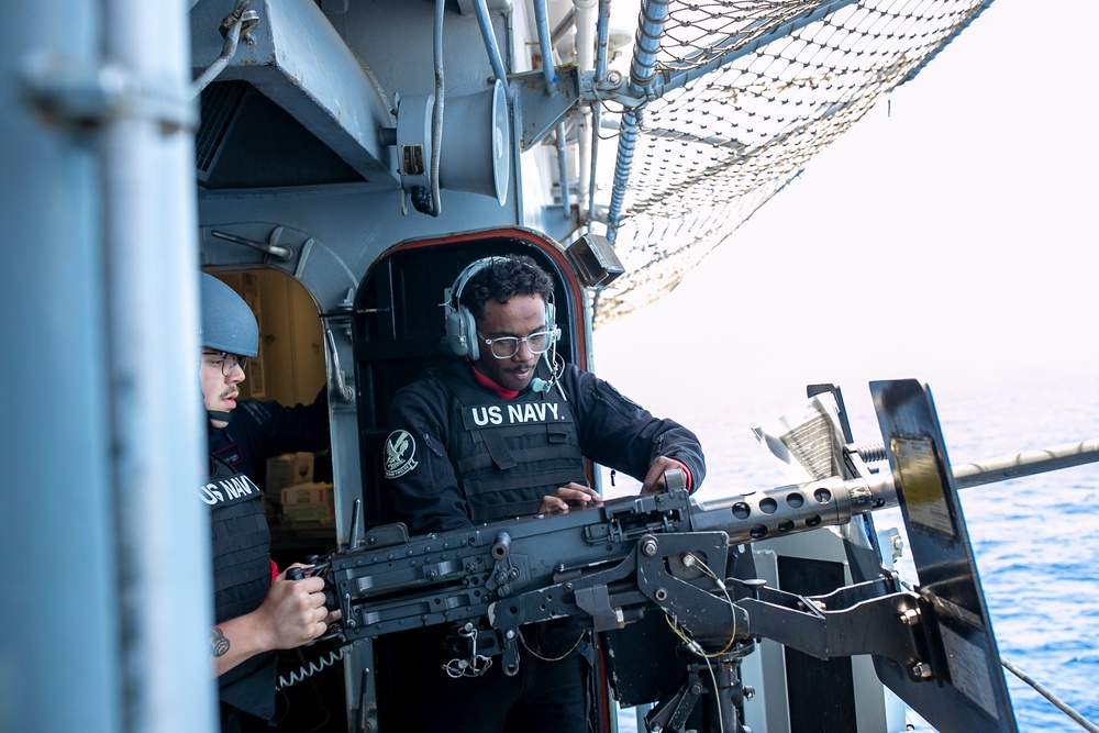50 Cal. Gun Shoot Aboard USS Tripoli