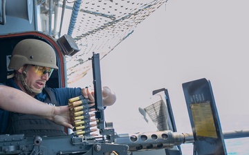 50 Cal. Gun Shoot Aboard USS Tripoli