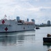 USNS Comfort arrives at The Port of Miami