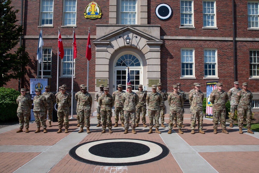 Gen. Clark Reenlists Soldiers, Highlights Army’s People First Commitment