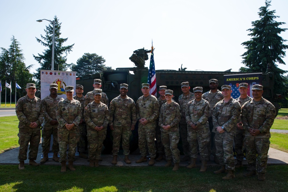 Gen. Clark Reenlists Soldiers, Highlights Army’s People First Commitment