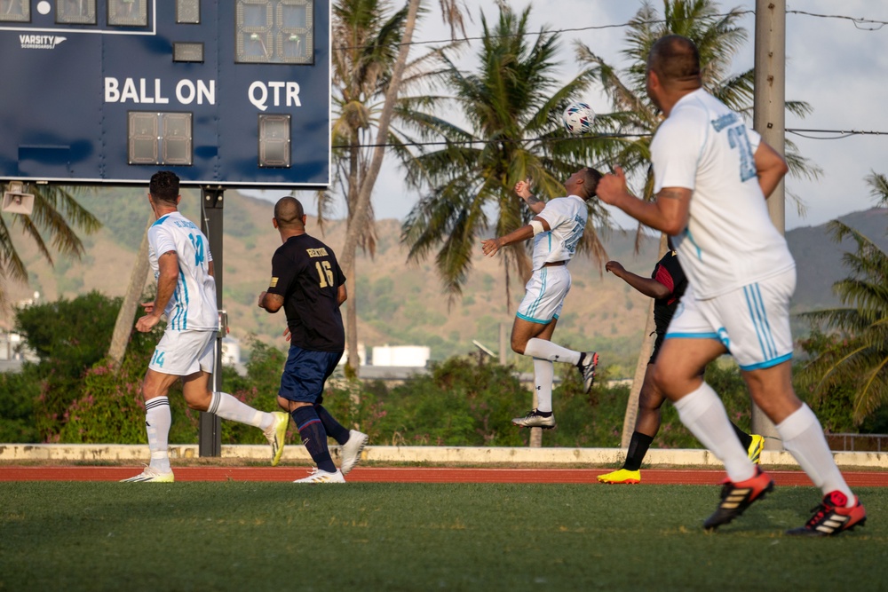 Camp Blaz intramural soccer