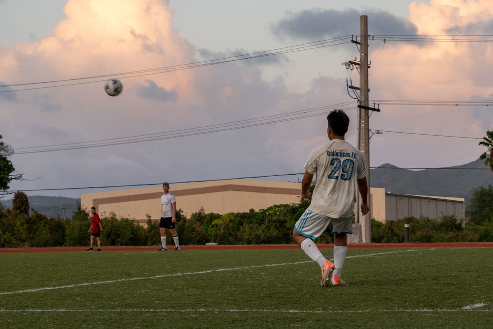 Camp Blaz intramural soccer