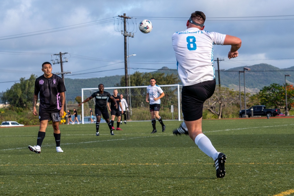 Camp Blaz intramural soccer