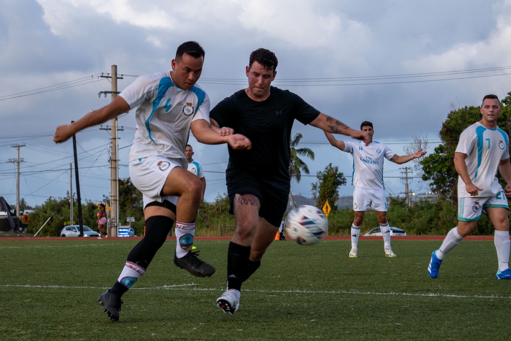 Camp Blaz intramural soccer