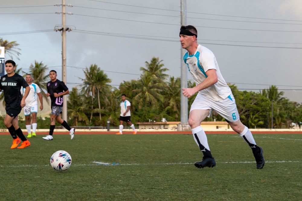 Camp Blaz intramural soccer