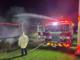 Joint Cooperation: NAF Atsugi Personnel Assist Ayase City in a Fire Response