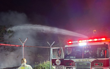 Joint Cooperation: NAF Atsugi Personnel Assist Ayase City in a Fire Response