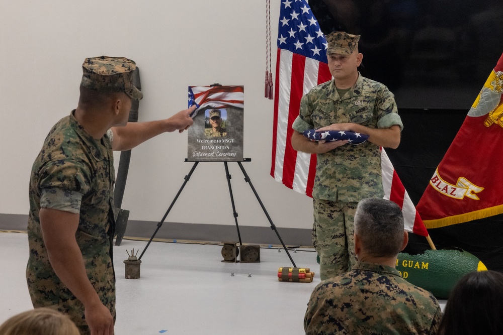 Master Sgt. Francisco retirement ceremony