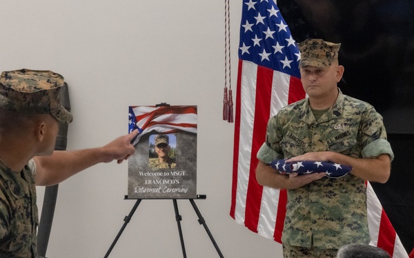 Master Sgt. Francisco retirement ceremony