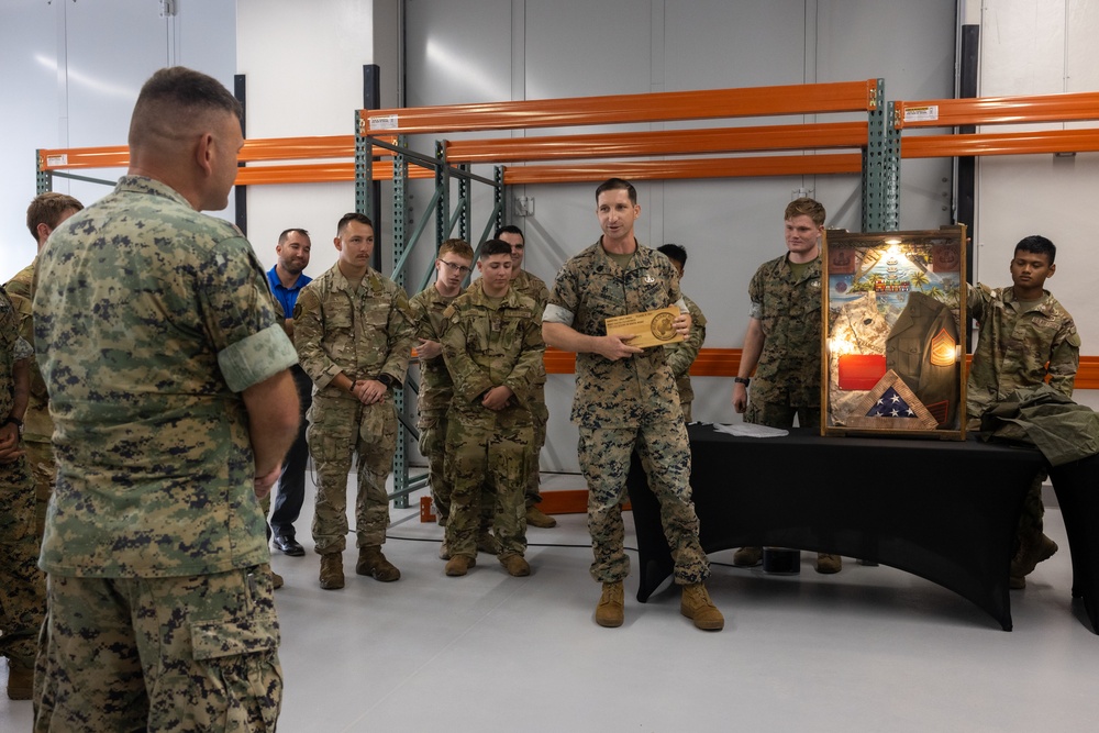 Master Sgt. Francisco retirement ceremony