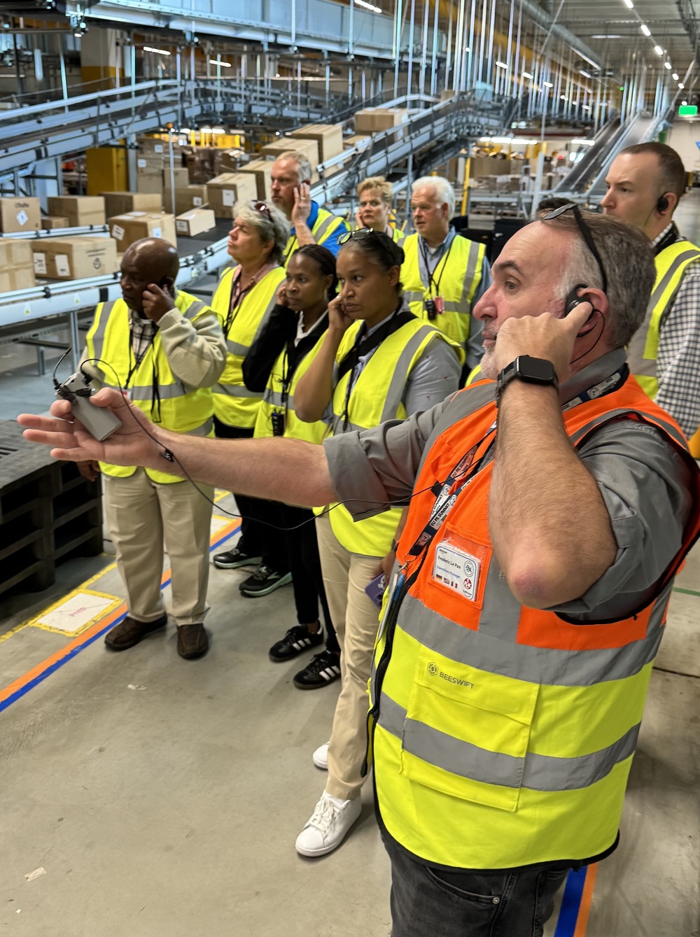 405th AFSB conducts professional development staff visit to Amazon fulfillment center
