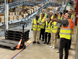405th AFSB conducts professional development staff visit to Amazon fulfillment center