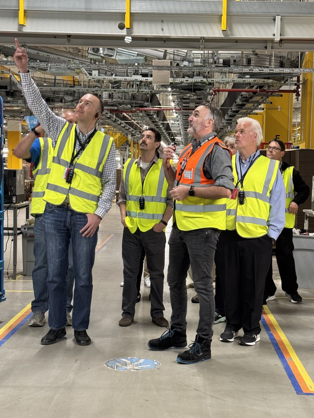 405th AFSB conducts professional development staff visit to Amazon fulfillment center
