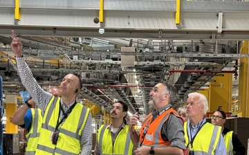 405th AFSB conducts professional development staff visit to Amazon fulfillment center