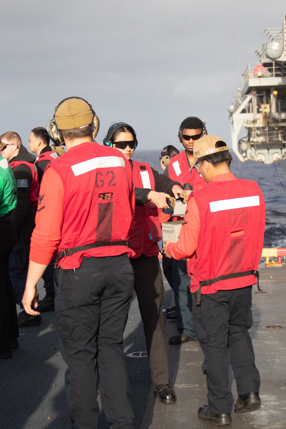 Gun Shoot Aboard USS Tripoli