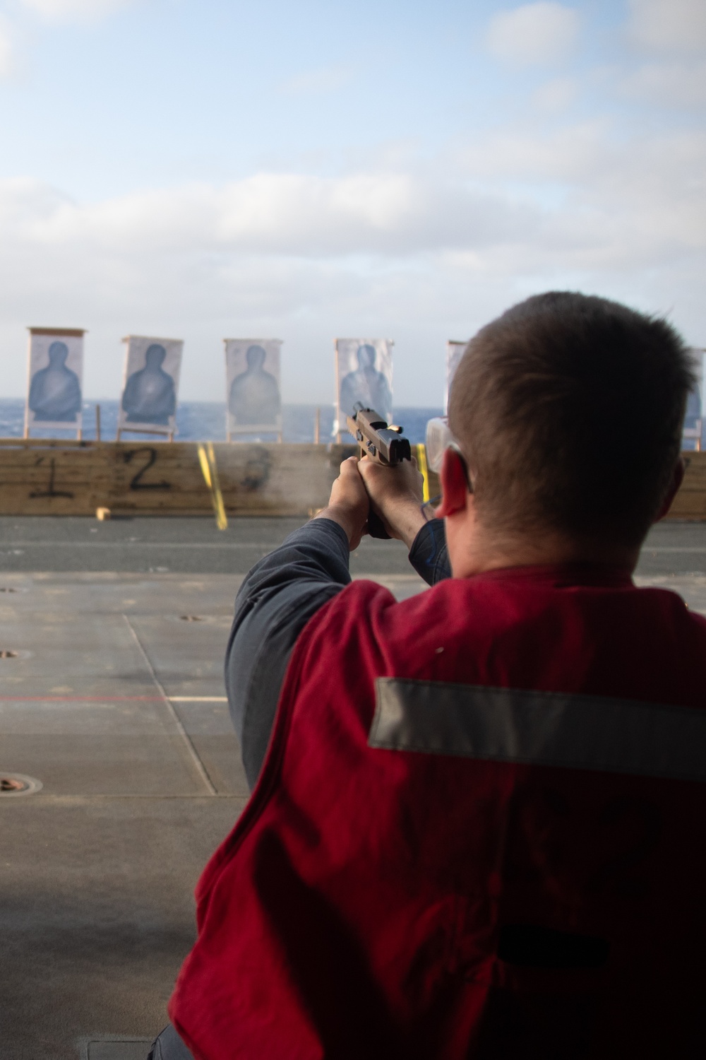 Gun Shoot Aboard USS Tripoli