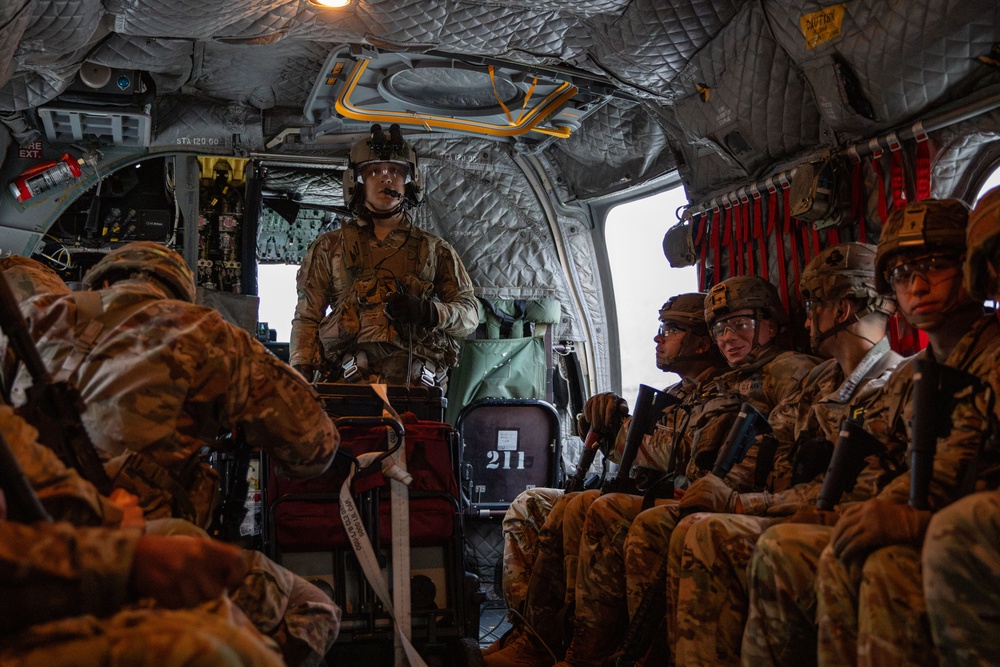 Eighth Army Best Squad Competition- Six-mile foot march