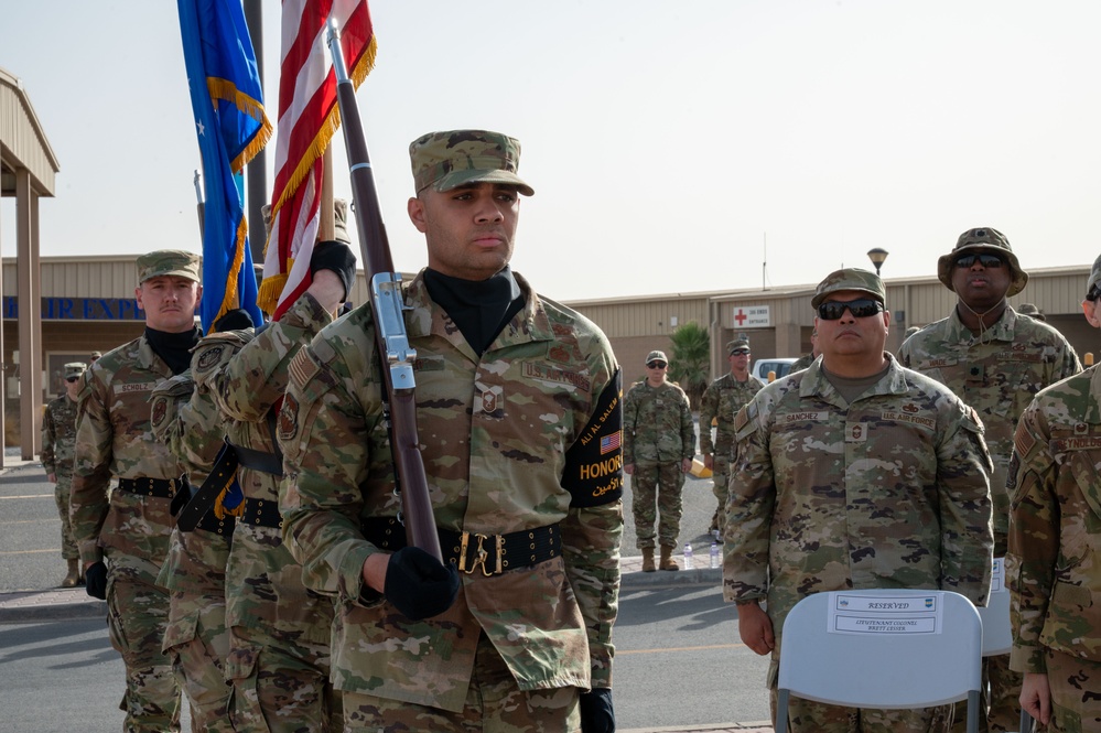 386th AEW: Memorial Day ceremony
