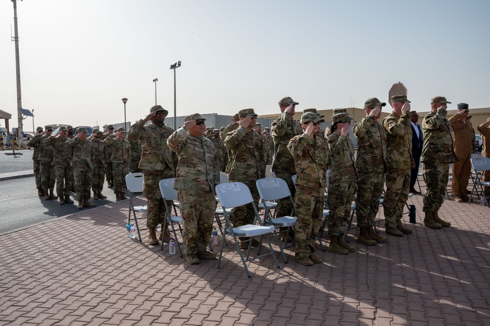 386th AEW: Memorial Day ceremony