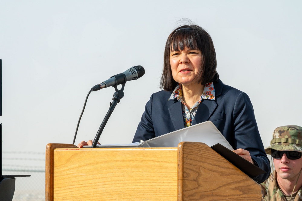 386th AEW: Memorial Day ceremony