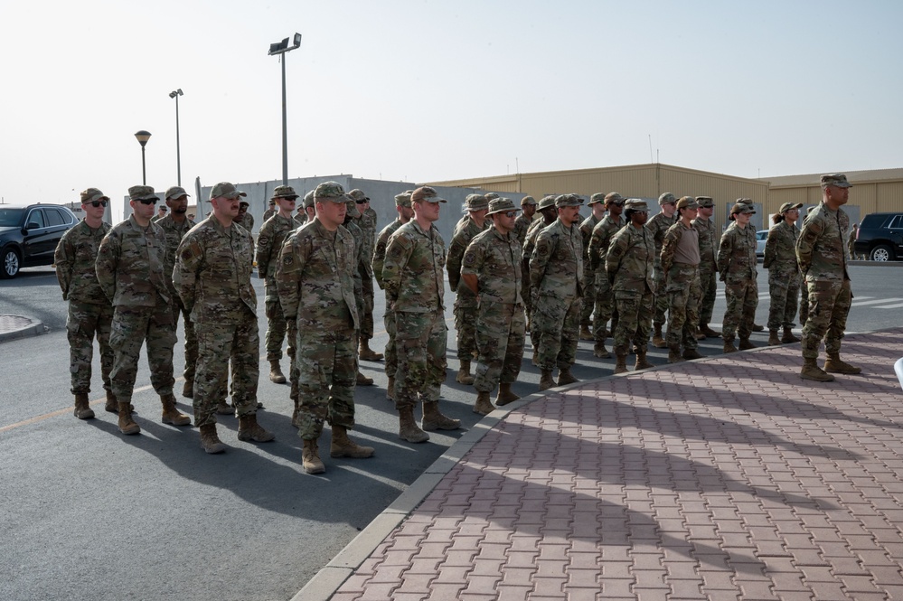 386th AEW: Memorial Day ceremony