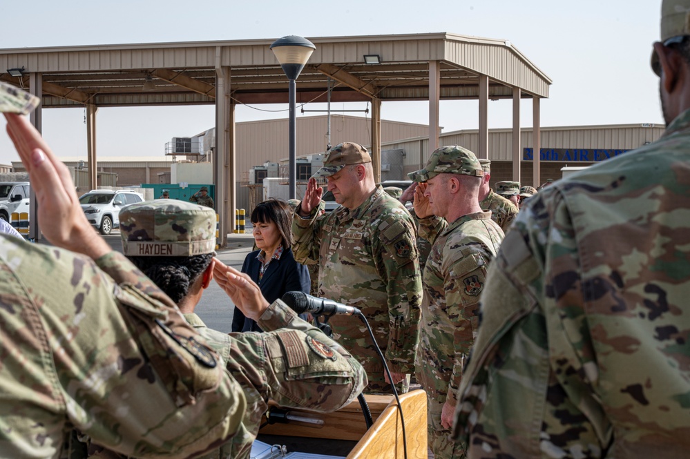 386th AEW: Memorial Day ceremony