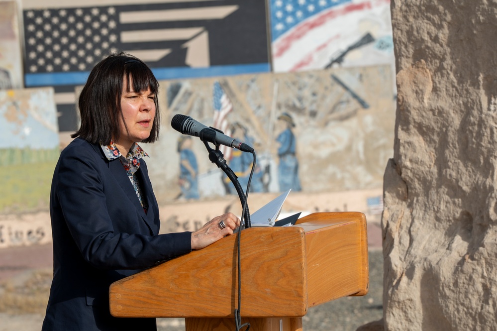 386th AEW: Memorial Day ceremony
