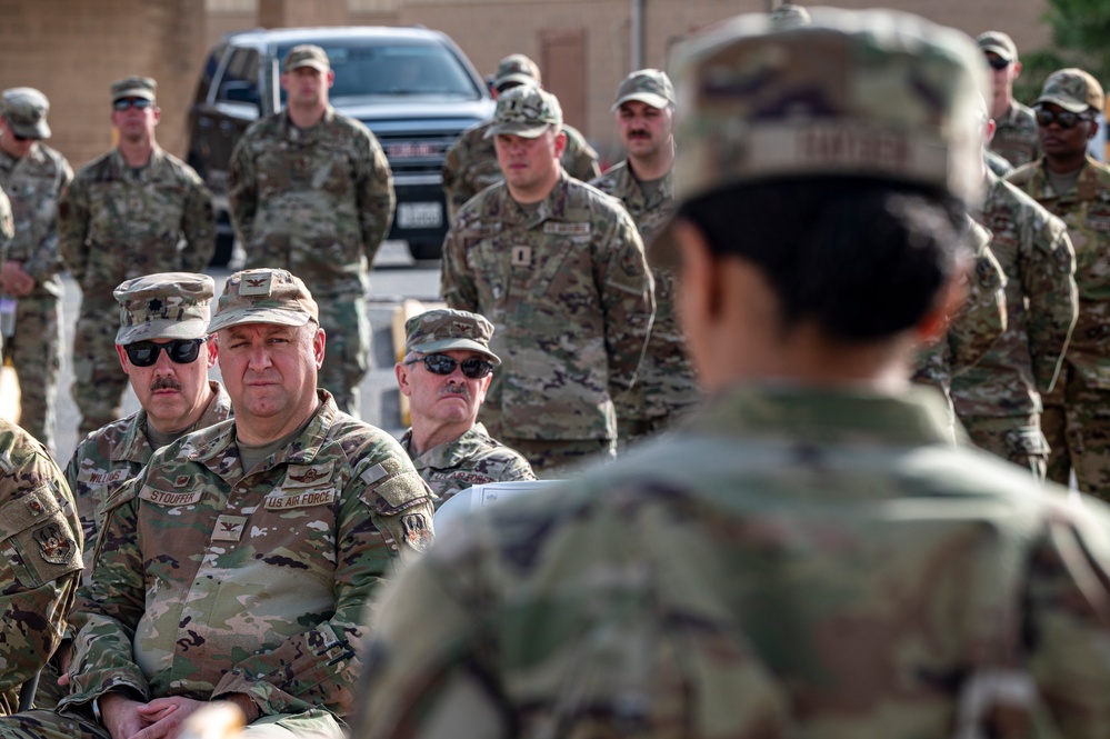 386th AEW: Memorial Day ceremony