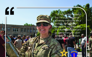 Vermont Soldier brings mountain expertise to NATO training in North Macedonia