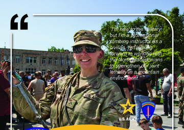 Vermont Soldier brings mountain expertise to NATO training in North Macedonia